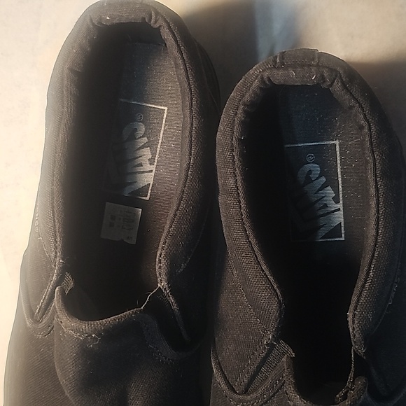 Men's Black Van's Sneakers Slip-on - Picture 5 of 7